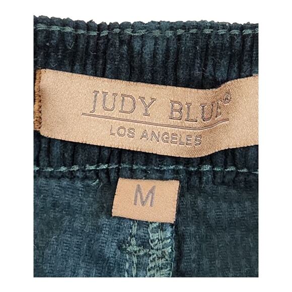 Judy Blue emerald corduroy patch pocket mini skirt sz med JB2813 - Picture 4 of 11
